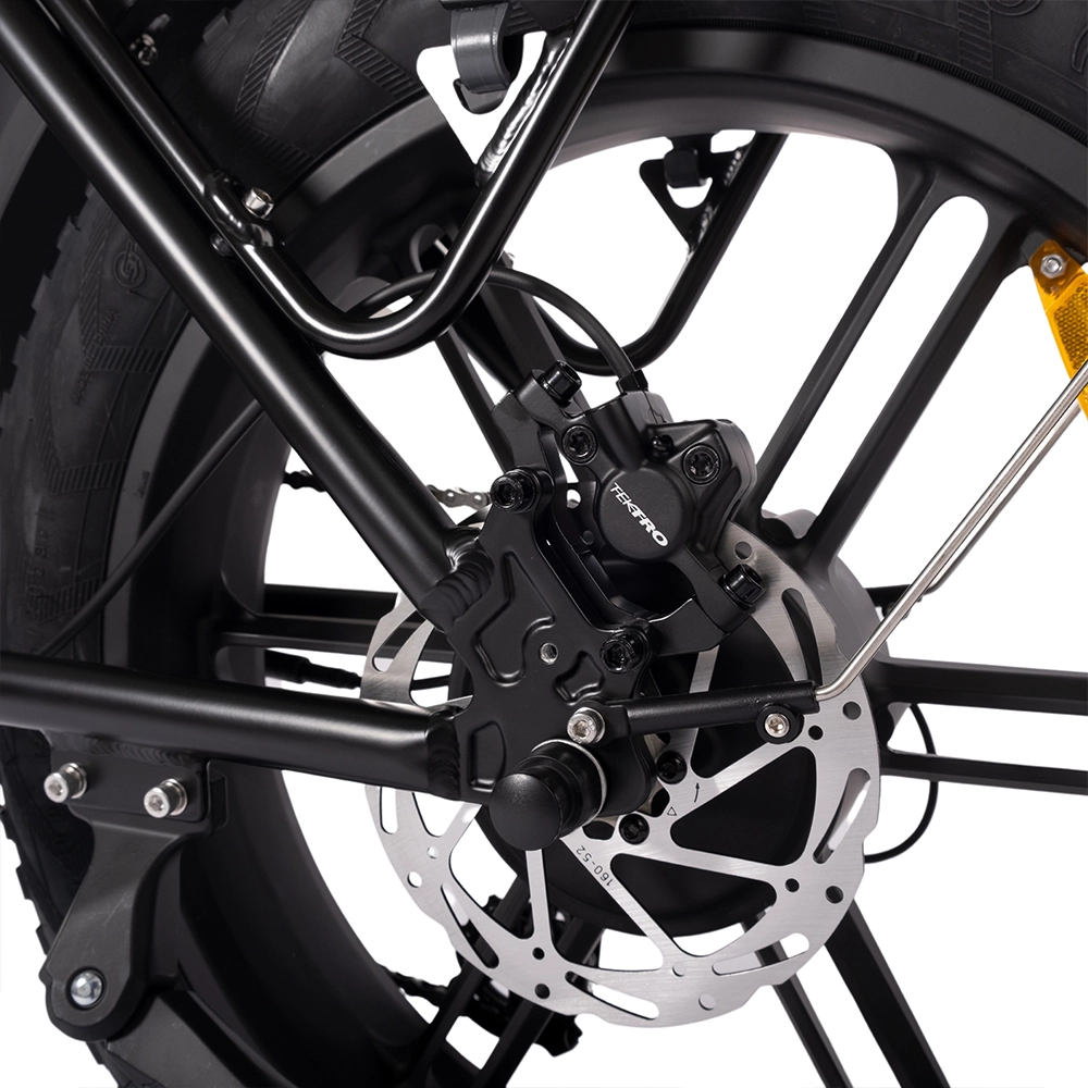 Hygge Vester Fat Tyre E-Bike with Tektro disc brakes and durable mag wheels for confident riding control