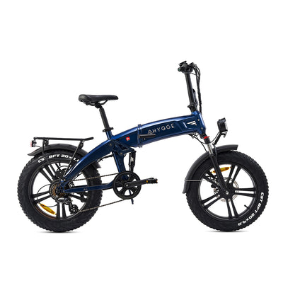 Hygge Sorø Folding E-Bike with full suspension, 20-inch fat tyres and high-torque all-terrain performance