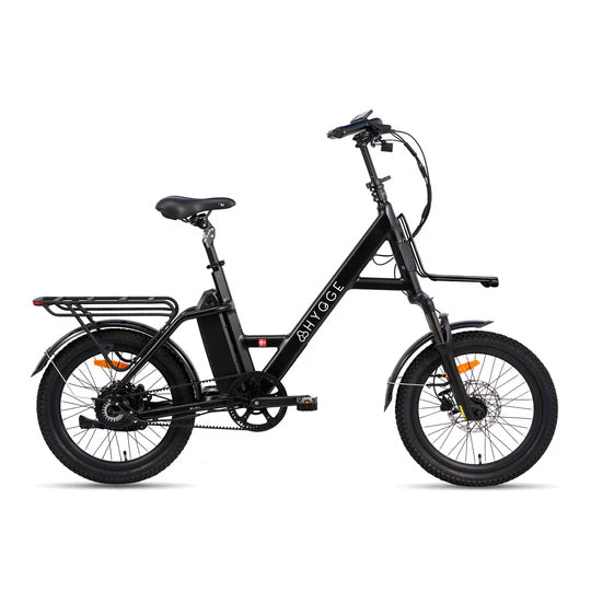 Hygge Herlev step-through utility e-bike with suspension seat post, Gates belt drive and automatic gearing
